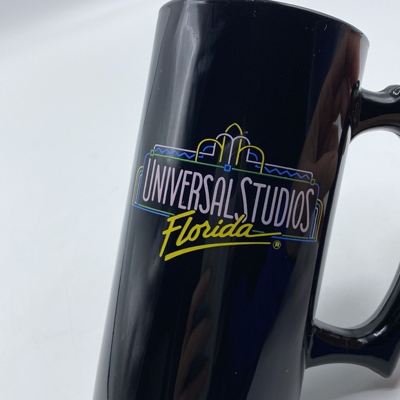 Universal Studios Florida Black Glass Coffee Mug  5 1/2: Tall - Picture 7 of 7